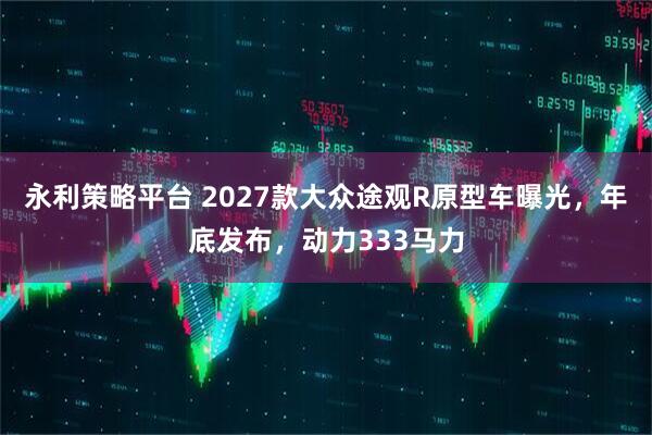 永利策略平台 2027款大众途观R原型车曝光，年底发布，动力333马力